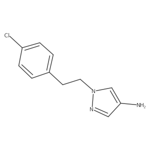1-[2-(4-Chlorophenyl)ethyl]-1h-pyrazol-4-amine Structure