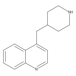 4-(Piperidin-4-ylmethyl)quinoline结构式