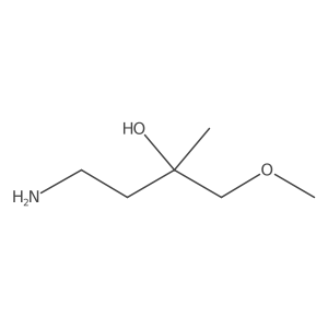 4-Amino-1-methoxy-2-methylbutan-2-ol结构式
