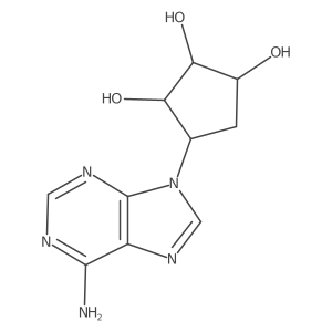 4-(6-Amino-9H-purin-9-yl)-1,2,3-cyclopentanetriol结构式