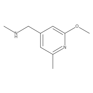 [(2-Methoxy-6-methylpyridin-4-yl)methyl](methyl)amine Structure