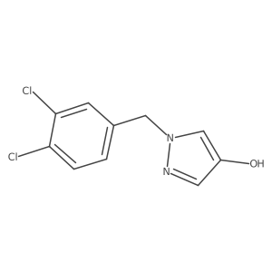 1-[(3,4-Dichlorophenyl)methyl]pyrazol-4-ol结构式