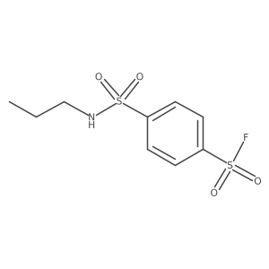 4-(Propylsulfamoyl)benzene-1-sulfonyl fluoride结构式
