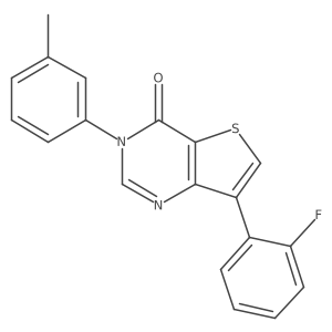 7-(2-Fluorophenyl)-3-(m-tolyl)thieno[3,2-d]pyrimidin-4(3H)-one Structure