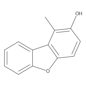 1-Methyl-dibenzofuran-2-ol结构式