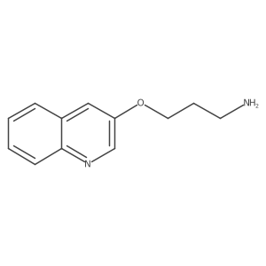 3-(Quinolin-3-yloxy)propan-1-amine结构式