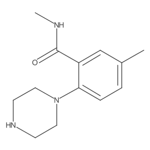 Benzamide, N,5-dimethyl-2-(1-piperazinyl)-结构式