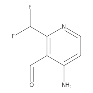 4-Amino-2-(difluoromethyl)nicotinaldehyde Structure