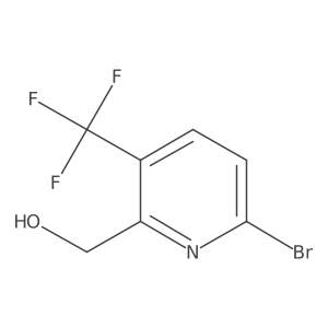 (6-Bromo-3-(trifluoromethyl)pyridin-2-yl)methanol Structure