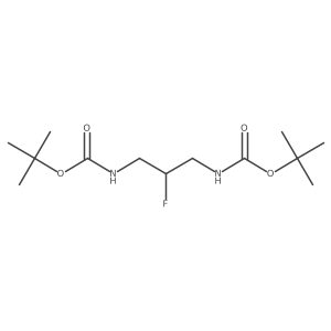 Di-tert-butyl (2-fluoropropane-1,3-diyl)dicarbamate Structure