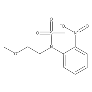 N-(2-Methoxyethyl)-N-(2-nitrophenyl)methanesulfonamide Structure
