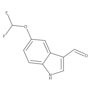 5-(difluoromethoxy)-1H-indole-3-carbaldehyde Structure