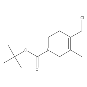 Tert-butyl 4-(chloromethyl)-5-methyl-1,2,3,6-tetrahydropyridine-1-carboxylate Structure
