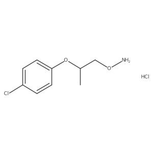 (S)-O-(2-(4-Chlorophenoxy)propyl)hydroxylamine hydrochloride结构式
