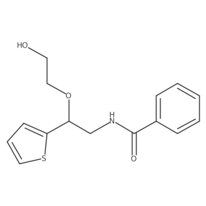 N-(2-(2-hydroxyethoxy)-2-(thiophen-2-yl)ethyl)benzamide Structure