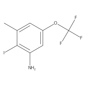 2-Iodo-3-methyl-5-(trifluoromethoxy)aniline Structure