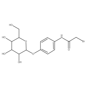 2-Bromo-N-[4-(I(2)-D-galactopyranosyloxy)phenyl]acetamide结构式