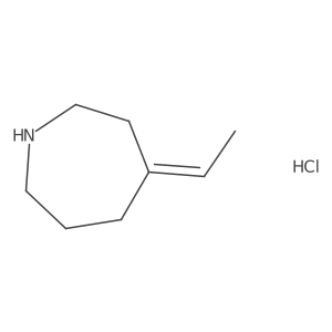(4Z)-4-ethylideneazepane hydrochloride结构式
