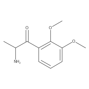 2-Amino-1-(2,3-dimethoxyphenyl)propan-1-one Structure