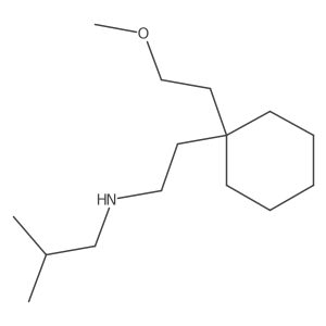 {2-[1-(2-Methoxyethyl)cyclohexyl]ethyl}(2-methylpropyl)amine结构式