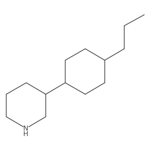 3-(4-Propylcyclohexyl)piperidine Structure