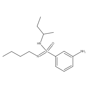 3-amino-N-(butan-2-yl)-N-butylbenzene-1-sulfonoimidamide Structure