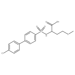 ((4'-Chloro-[1,1'-biphenyl]-4-yl)sulfonyl)methionine Structure