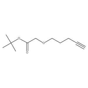 Tert-butyl 2-pent-4-ynoxyacetate结构式