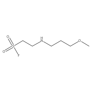 2-[(3-Methoxypropyl)amino]ethane-1-sulfonyl fluoride结构式