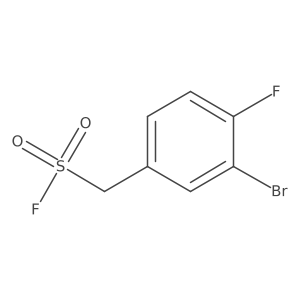 (3-Bromo-4-fluorophenyl)methanesulfonyl fluoride Structure
