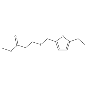 Methyl 3-{[(5-ethylfuran-2-yl)methyl]sulfanyl}propanoate Structure