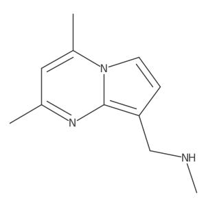 ({2,4-Dimethylpyrrolo[1,2-a]pyrimidin-8-yl}methyl)(methyl)amine Structure