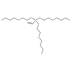 9-(2-Butoxyethoxy)-9-ethenyl-5,8,10,13-tetraoxa-9-silaheptadecane Structure