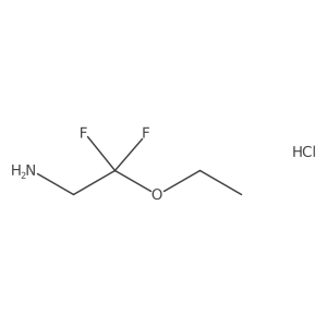 2-Ethoxy-2,2-difluoroethan-1-amine hydrochloride结构式