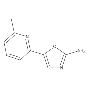 5-(6-Methylpyridin-2-yl)-1,3-oxazol-2-amine结构式