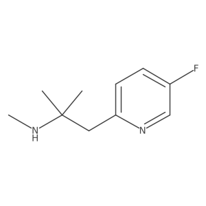 [1-(5-Fluoropyridin-2-yl)-2-methylpropan-2-yl](methyl)amine结构式