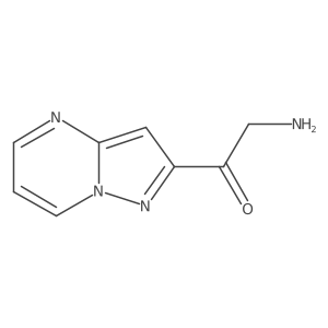 2-Amino-1-{pyrazolo[1,5-a]pyrimidin-2-yl}ethan-1-one结构式