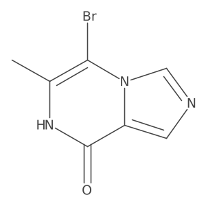 5-Bromo-6-methylimidazo[1,5-A]pyrazin-8-OL结构式