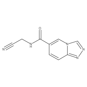 N-(Cyanomethyl)-[1,2,4]triazolo[4,3-a]pyridine-6-carboxamide Structure