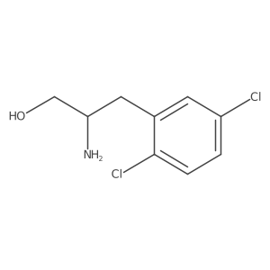 (2R)-2-amino-3-(2,5-dichlorophenyl)propan-1-ol结构式