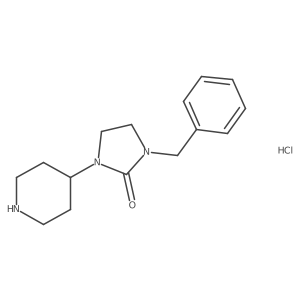 1-Benzyl-3-piperidin-4-ylimidazolidin-2-one;hydrochloride Structure