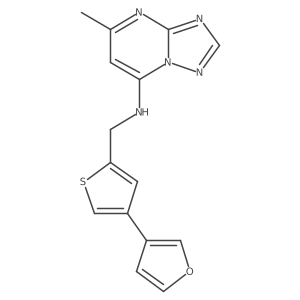 N-{[4-(furan-3-yl)thiophen-2-yl]methyl}-5-methyl-[1,2,4]triazolo[1,5-a]pyrimidin-7-amine Structure