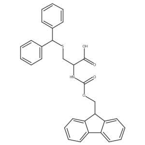 Fmoc-D-Cys(Dpm)-OH结构式