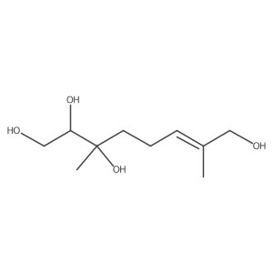 (2xi,3xi,6E)-3,7-Dimethyl-6-octene-1,2,3,8-tetrol结构式