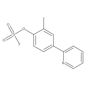 2-(4-Fluorosulfonyloxy-3-methylphenyl)pyridine Structure