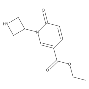 Ethyl 1-(azetidin-3-yl)-6-oxo-1,6-dihydropyridine-3-carboxylate Structure