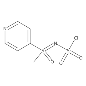 [(Chlorosulfonyl)imino](methyl)(pyridin-4-yl)-lambda6-sulfanone Structure