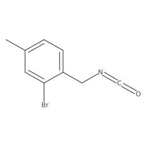 2-Bromo-1-(isocyanatomethyl)-4-methylbenzene结构式