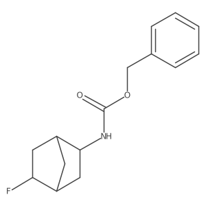 benzyl N-{5-fluorobicyclo[2.2.1]heptan-2-yl}carbamate Structure