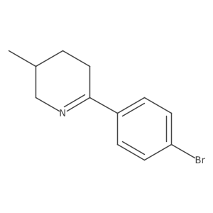 6-(4-bromophenyl)-2,3,4,5-tetrahydro-3-methylPyridine Structure